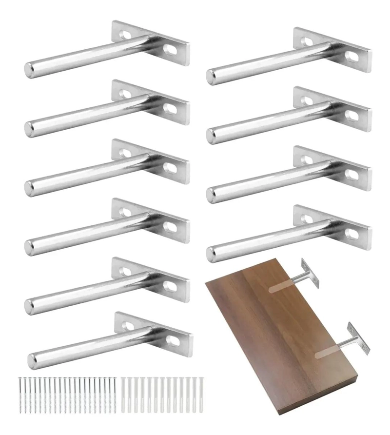SOPORTE DE SUJECION PARA ESTANTES FLOTANTES DE 7.5CM - 1