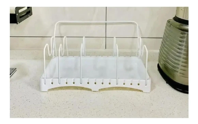 ORGANIZADOR AMPLIABLE PARA SARTENES Y TAPAS DE COCINA - 3