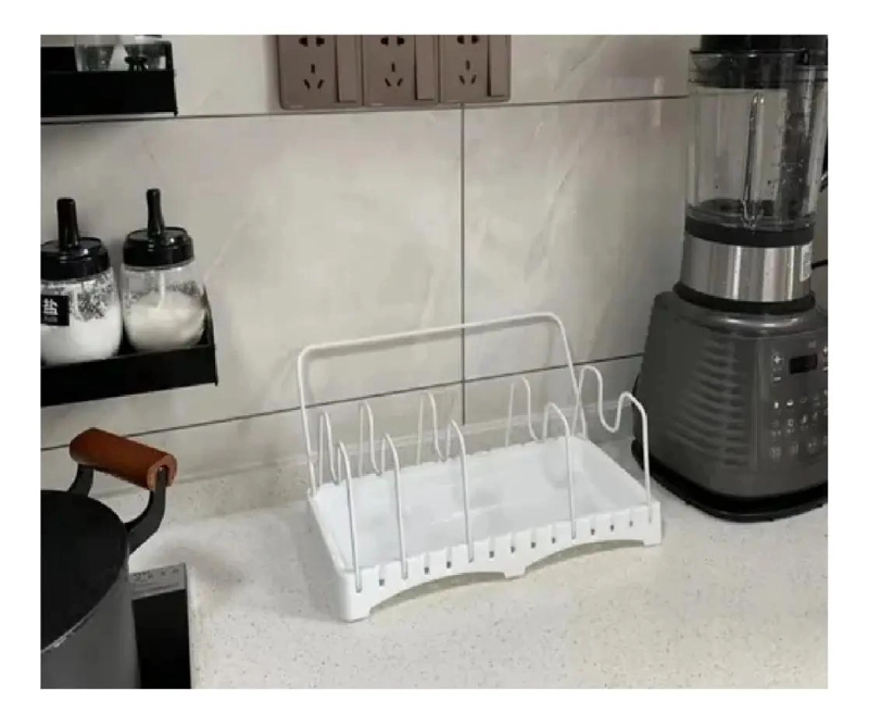 ORGANIZADOR AMPLIABLE PARA SARTENES Y TAPAS DE COCINA - 4