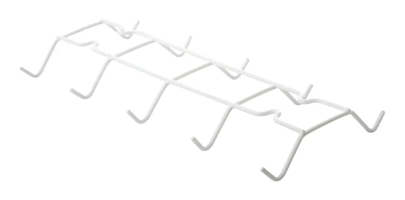 COLGADOR DE TAZAS DE METAL BLANCO CON 6 NIVELES - 2