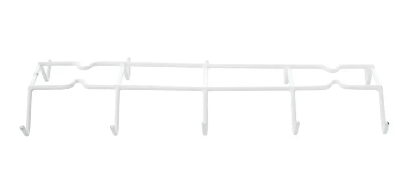 COLGADOR DE TAZAS DE METAL BLANCO CON 6 NIVELES - 3