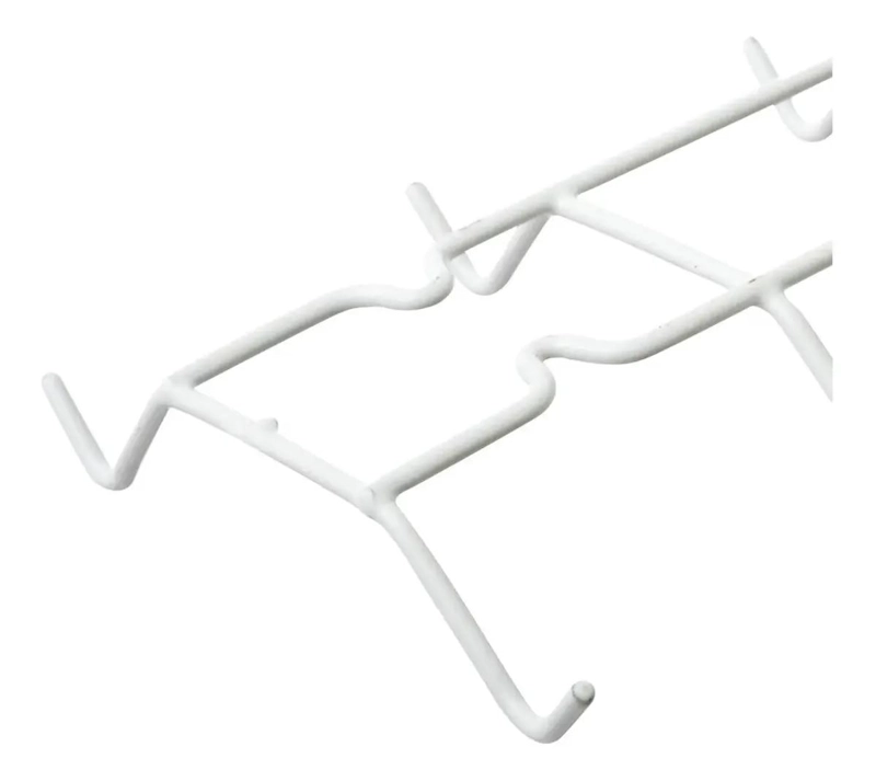 COLGADOR DE TAZAS DE METAL BLANCO CON 6 NIVELES - 4