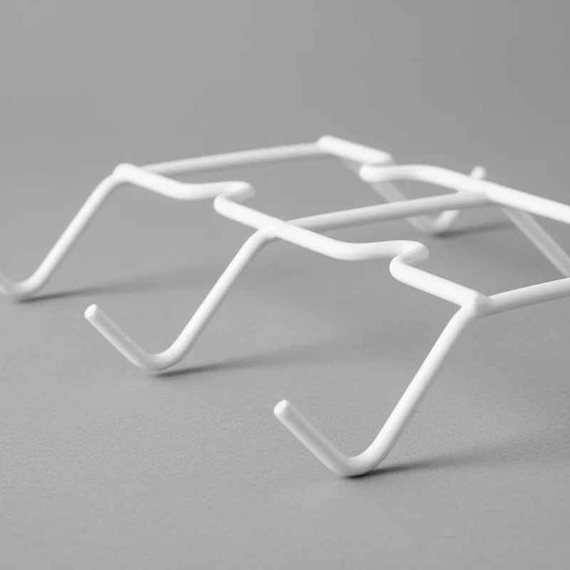 COLGADOR DE TAZAS DE METAL BLANCO CON 6 NIVELES - 6