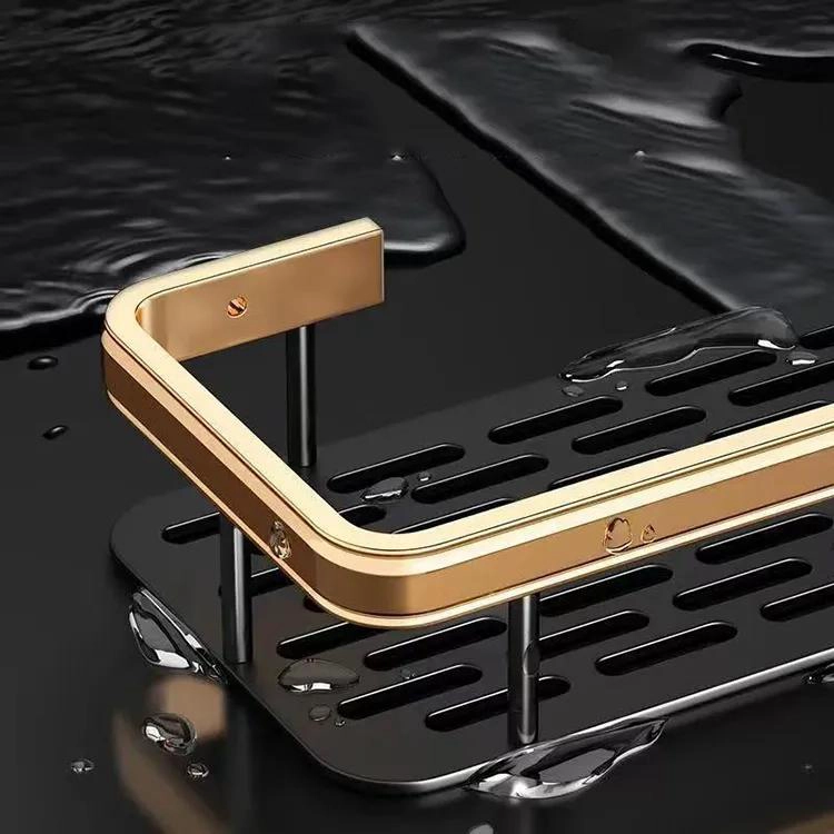 REPISA ORGANIZADORA DE DUCHA DE PARED EN ALUMINIO ELEGANTE - 8