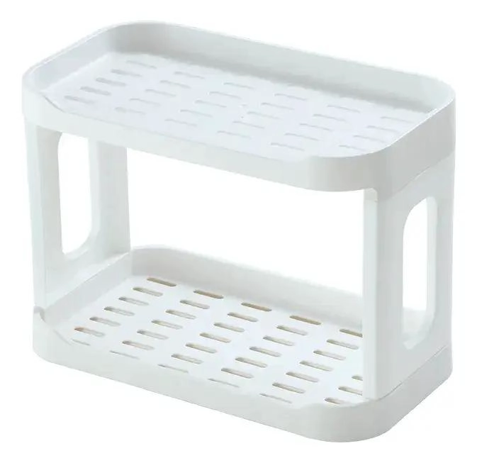REPISA ORGANIZADORA DE PLASTICO MULTIUSO CON 2 NIVELES - 1