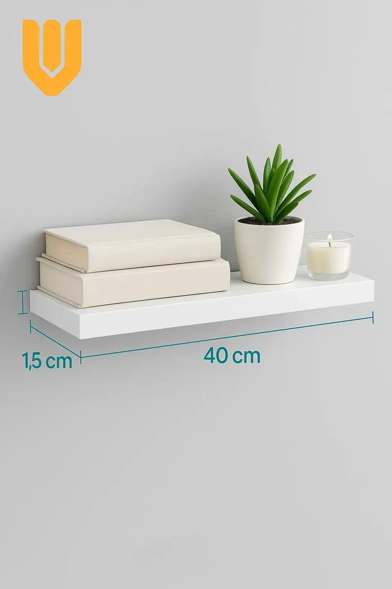 REPISA FLOTANTE MINIMALISTA PARA ORGANIZACION EN CASA - 2
