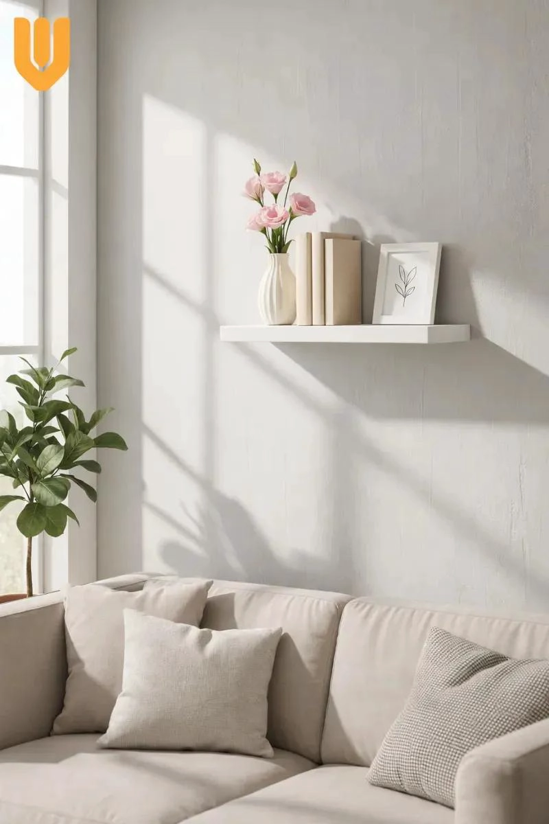 REPISA FLOTANTE MINIMALISTA PARA ORGANIZACION EN CASA - 9