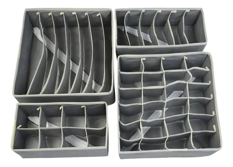 ORGANIZADORES DE ROPA CON DIVISORES PARA CAJONES Y ARMARIOS - 2