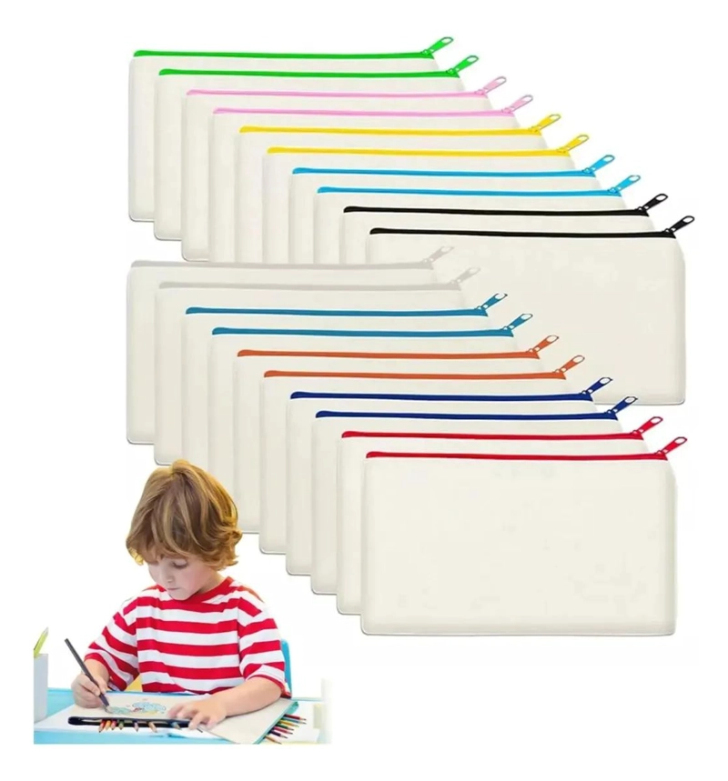 ESTUCHE COSMETIQUERO LONA 20X14CM PERSONALIZABLE - 1