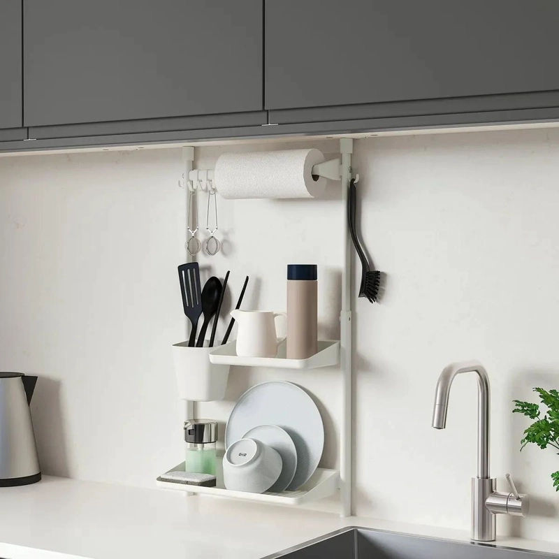REPISA ORGANIZADORA DE PARED PARA COCINA DE PLASTICO - 2