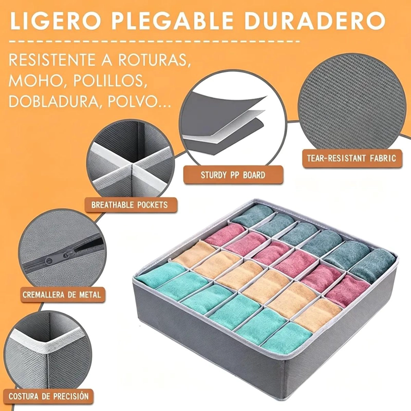ORGANIZADOR DE CAJONES PARA CALCETINES Y ROPA INTERIOR - 5