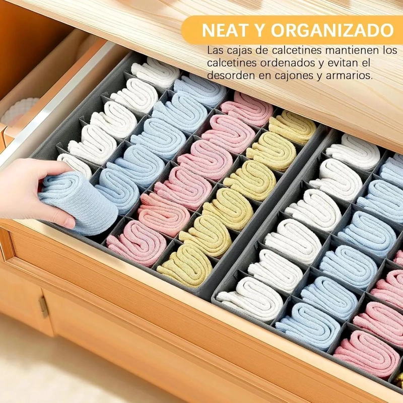 ORGANIZADOR DE CAJONES PARA CALCETINES Y ROPA INTERIOR - 6