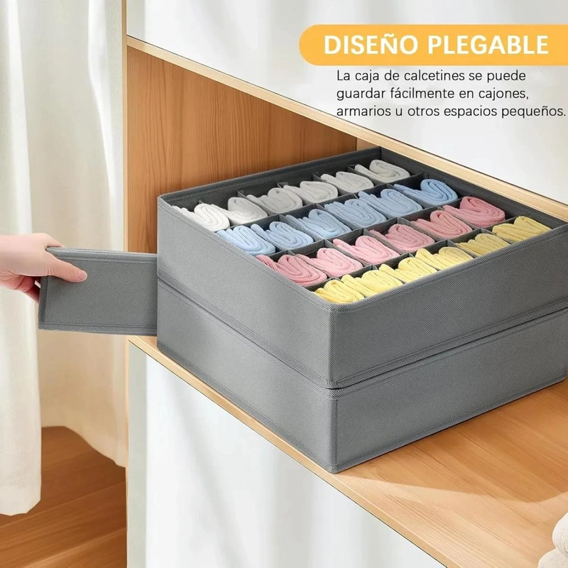 ORGANIZADOR DE CAJONES PARA CALCETINES Y ROPA INTERIOR - 7