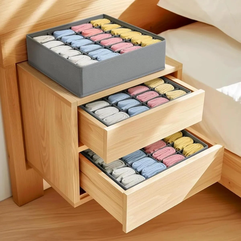 ORGANIZADOR DE CAJONES PARA CALCETINES Y ROPA INTERIOR - 8