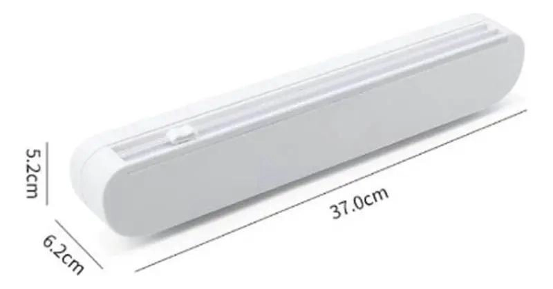 DISPENSADOR DE PAPEL Y FILM PARA COCINA CON CORTADOR PRACTICO - 2