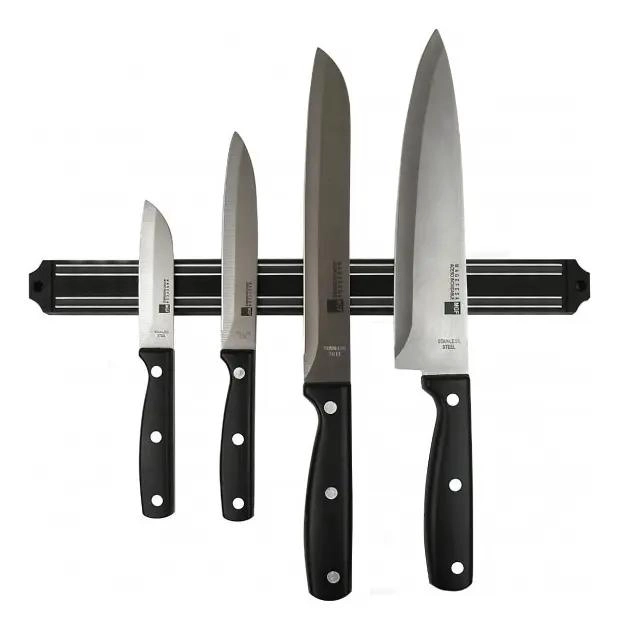 BARRA MAGNE TICA PARA CUCHILLOS DE 50 CM EN COLOR NEGRO - 1