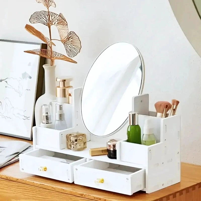 ORGANIZADOR DE MAQUILLAJE CON MULTIPLES CAJONES Y COMPARTIMENTOS - 4