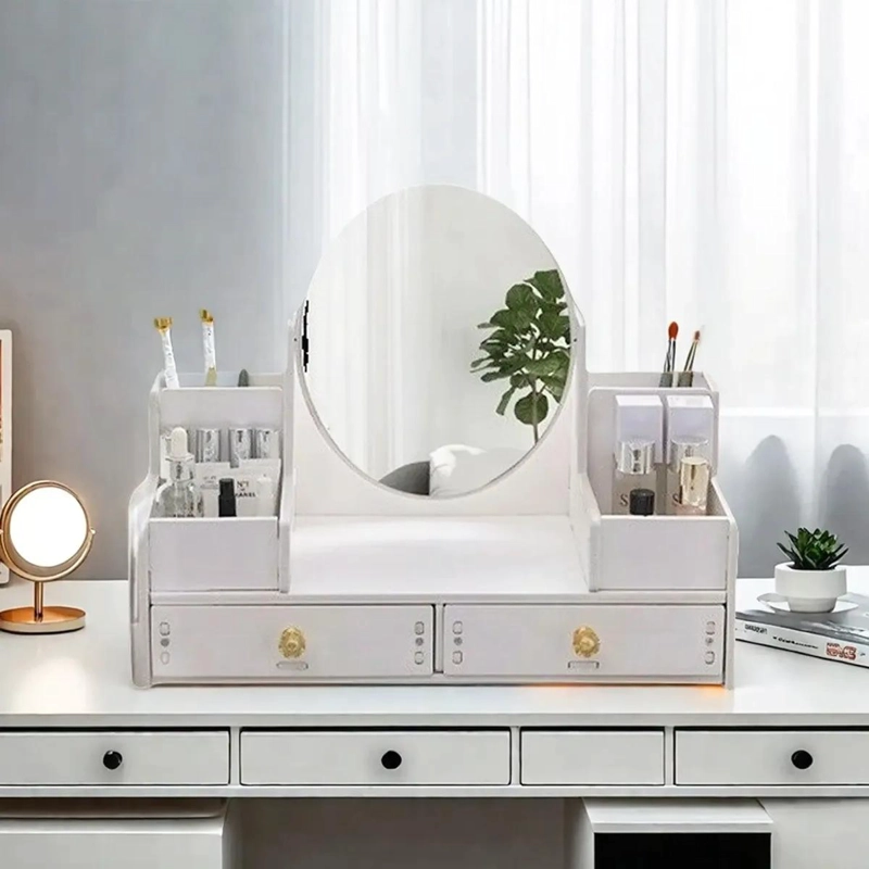 ORGANIZADOR DE MAQUILLAJE CON MULTIPLES CAJONES Y COMPARTIMENTOS - 8