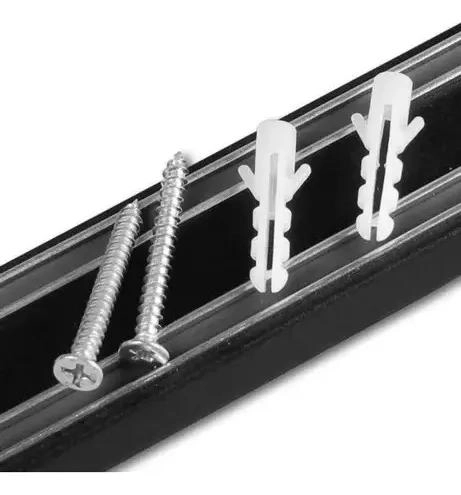 BARRA MAGNE TICA PARA CUCHILLOS DE COCINA 50 CM COLOR NEGRO - 7
