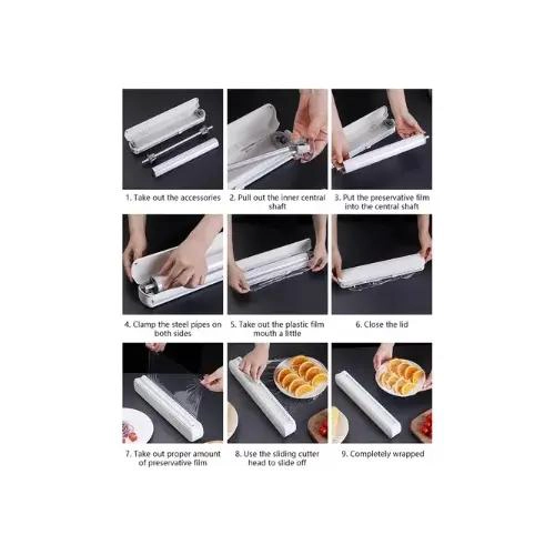 DISPENSADOR CORTADOR DE FILM Y PAPEL ALUMINIO PARA COCINA - 7