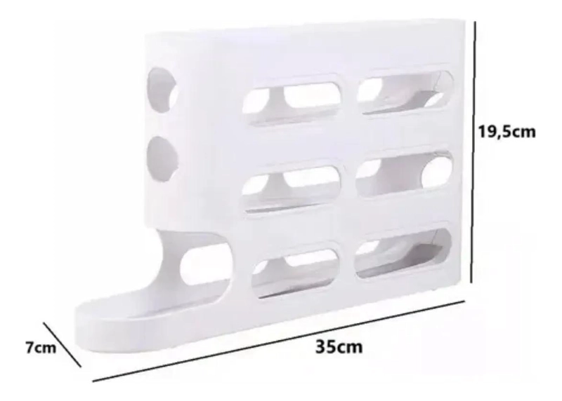 ORGANIZADOR AUTOMATICO RODANTE PARA HUEVOS EN COCINA - 2