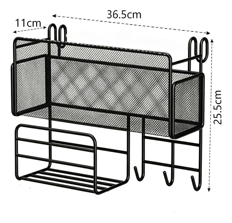 CANASTA COLGANTE MULTIUSO CON COMPARTIMENTOS PARA ALMACENAMIENTO - 2