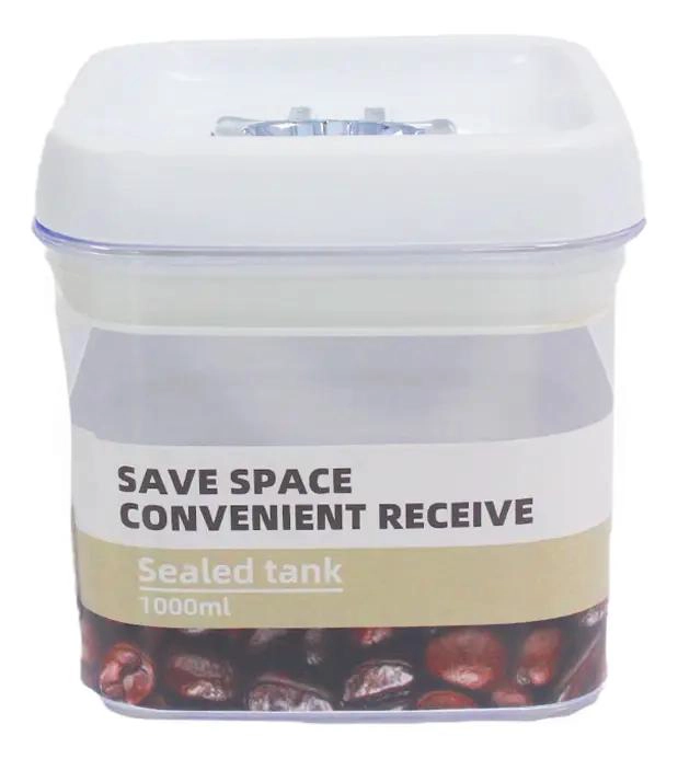 CONTENEDOR HERME TICO DE ACRILICO PARA ALIMENTOS 1000 ML - 1