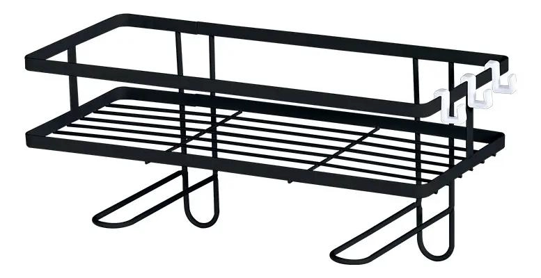 ESTANTE ORGANIZADOR METALICO PARA BAÑO CON REPISA - 1