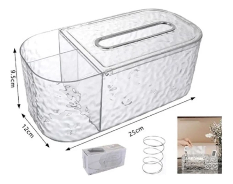 ORGANIZADOR DE SERVILLETAS Y SOPORTE PARA PAÑUELOS FACIALES - 2