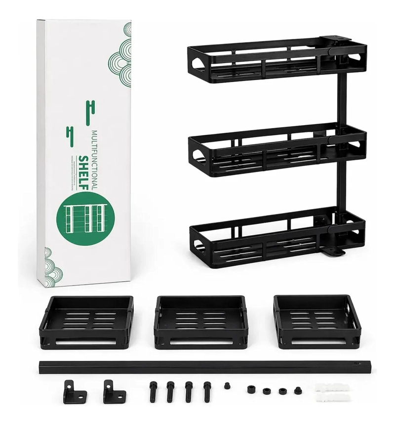 ESTANTE FLOTANTE MULTIFUNCIONAL PARA COCINA Y BAÑO - 1
