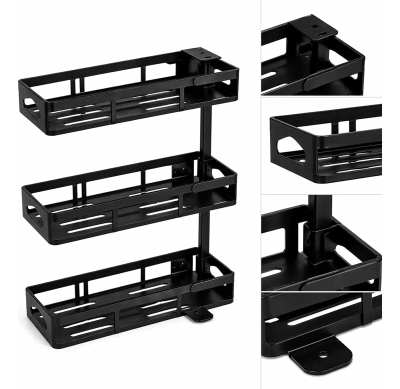 ESTANTE FLOTANTE MULTIFUNCIONAL PARA COCINA Y BAÑO - 4