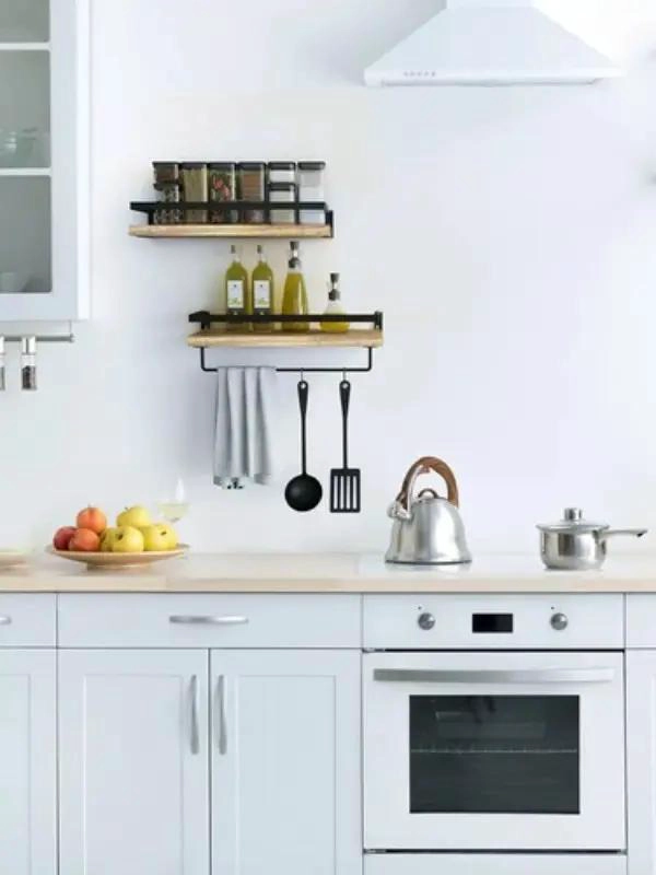 ESTANTES FLOTANTES PARA PARED EN JUEGO DE 4 PARA BAÑO Y COCINA - 6
