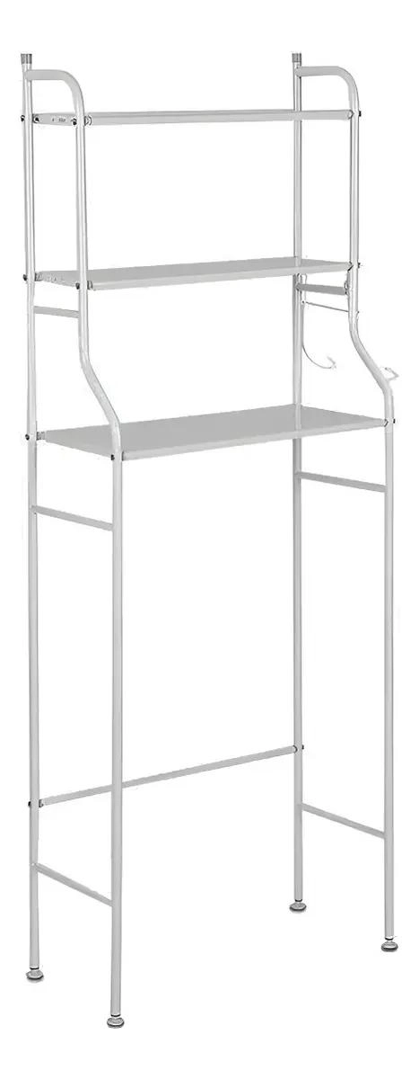 ORGANIZADOR DE ESTANTE PARA BAÑO SOBRE INODORO CON 3 ESTANTES - 1