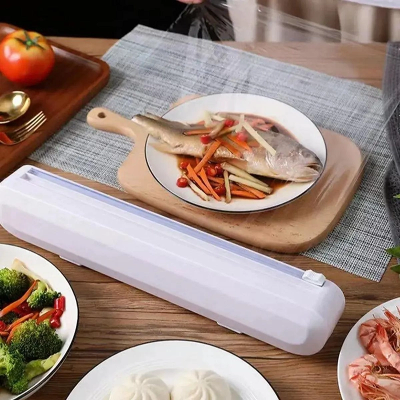 DISPENSADOR DE PAPEL ALUSA CORTADOR FILM PARA COCINA - 7
