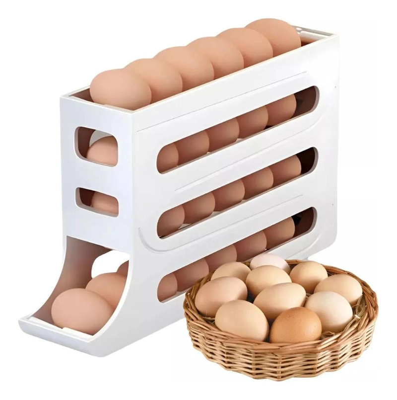 DISPENSADOR ORGANIZADOR DE HUEVOS PARA 26 UNIDADES - 1