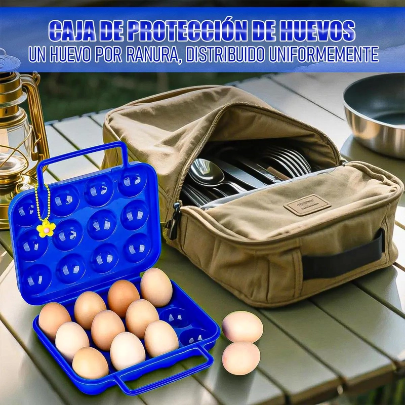 PACK DE 2 ORGANIZADORES DE HUEVOS PARA 12 HUEVOS CADA UNO - 5