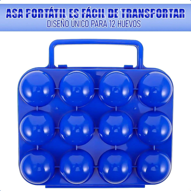 PACK DE 2 ORGANIZADORES DE HUEVOS PARA 12 HUEVOS CADA UNO - 7