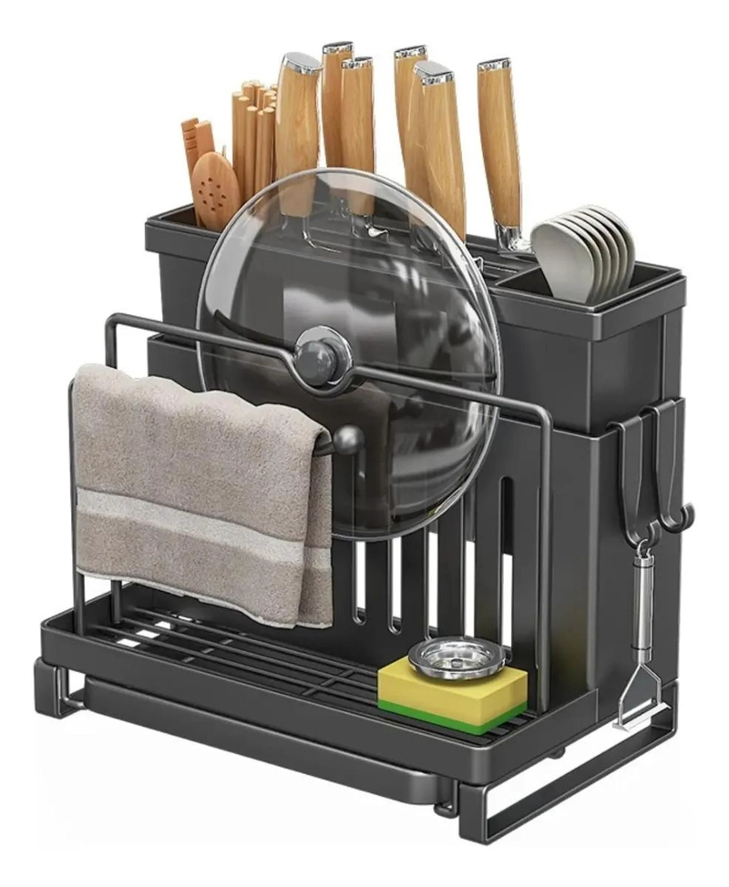 ORGANIZADOR MULTIFUNCIONAL PARA CUBIERTOS Y UTENSILIOS DE COCINA - 1