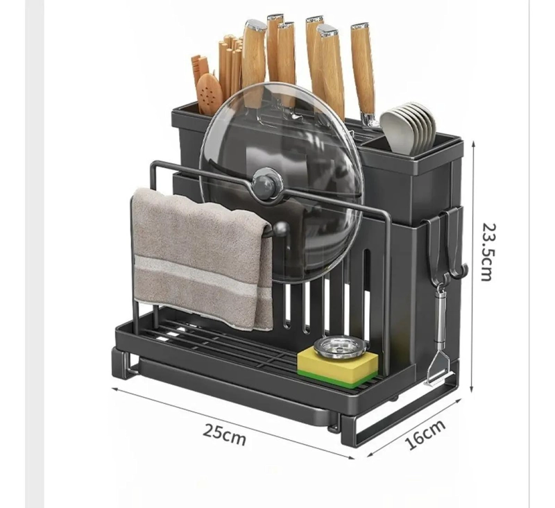 ORGANIZADOR MULTIFUNCIONAL PARA CUBIERTOS Y UTENSILIOS DE COCINA - 2
