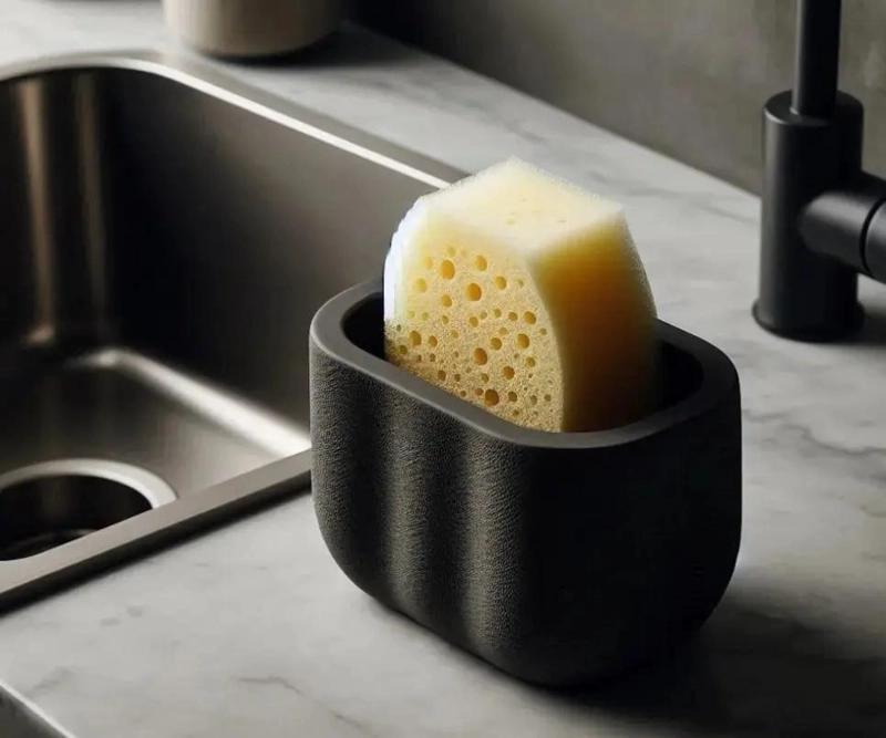 SOPORTE MODERNO PARA ESPONJA DE COCINA Y BAÑO - 3
