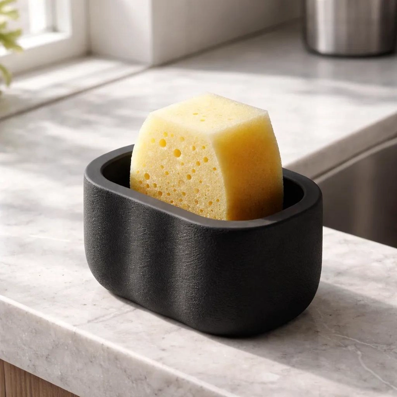 SOPORTE MODERNO PARA ESPONJA DE COCINA Y BAÑO - 4