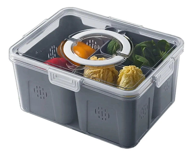 CONTENEDOR HERME TICO RECTANGULAR PARA ALIMENTOS 31X24X15CM - 1
