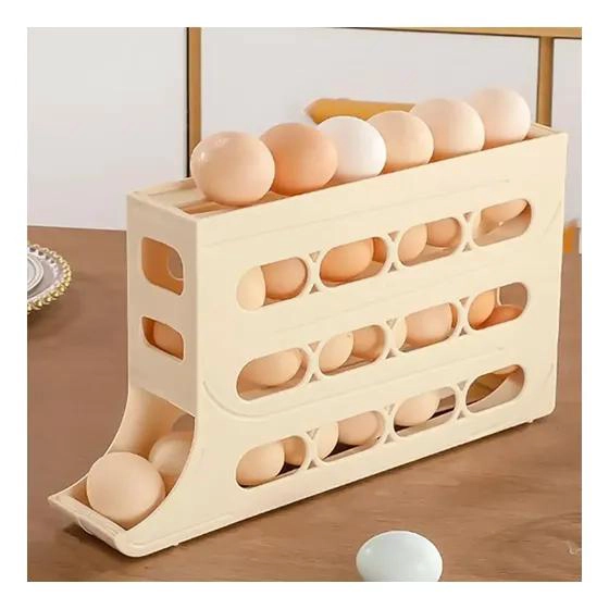 SOPORTE ORGANIZADOR DE HUEVOS VERTICAL PARA COCINA - 1