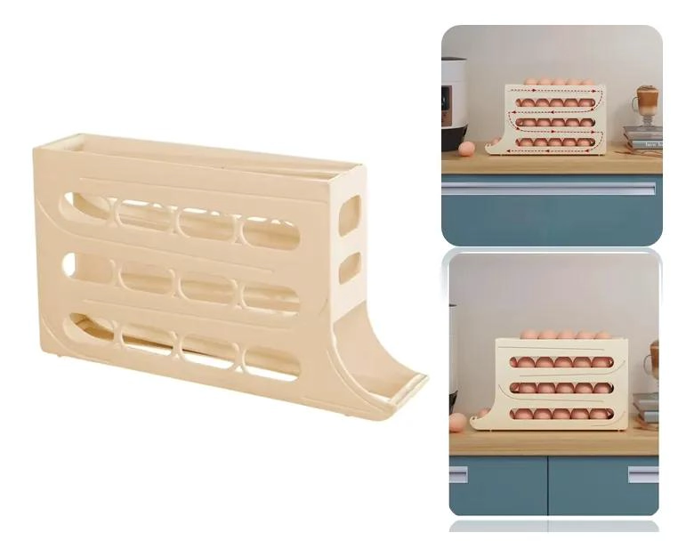 SOPORTE ORGANIZADOR DE HUEVOS VERTICAL PARA COCINA - 5