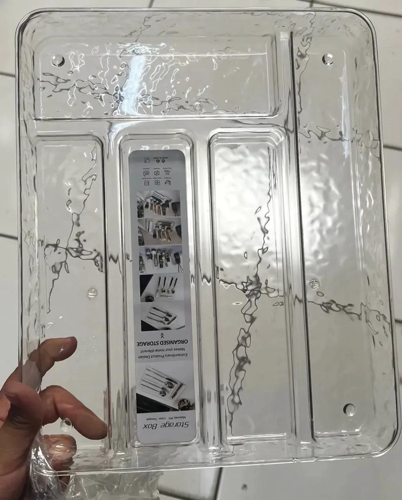ORGANIZADOR DE CUBIERTOS CON 5 COMPARTIMIENTOS PARA COCINA - 1