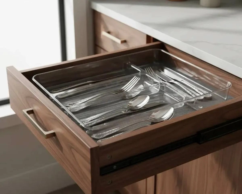 ORGANIZADOR DE CUBIERTOS CON 5 COMPARTIMIENTOS PARA COCINA - 6