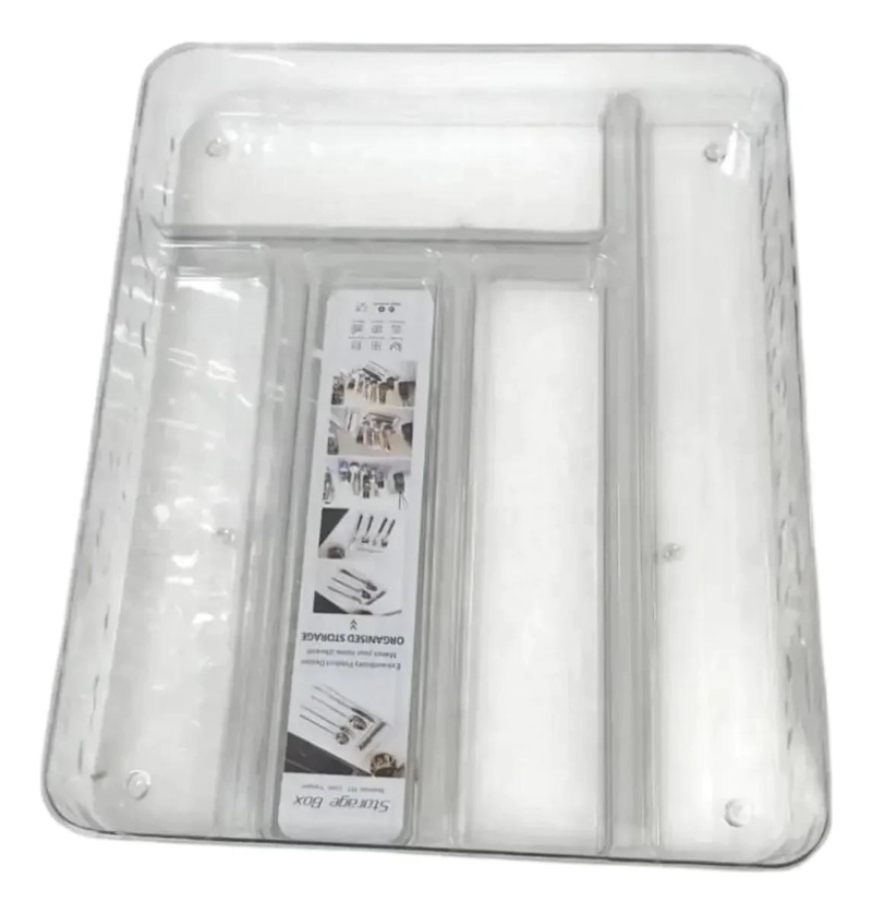 ORGANIZADOR DE CUBIERTOS CON 5 COMPARTIMIENTOS PARA COCINA - 7