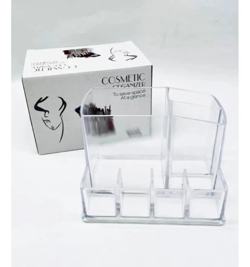 ORGANIZADOR ACRILICO PARA COSME TICOS CON SIETE COMPARTIMENTOS - 2
