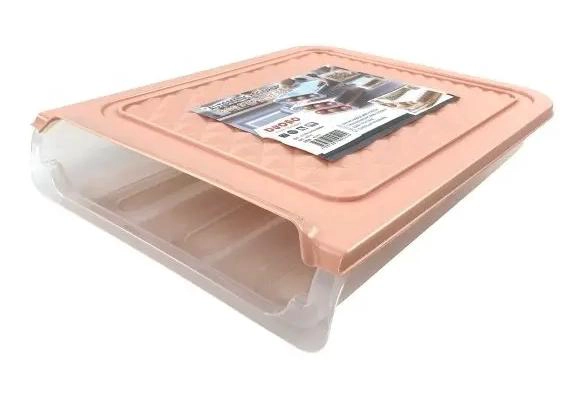 ORGANIZADOR DE HUEVOS APILABLE CON TAPA PARA 21 UNIDADES - 1