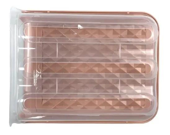 ORGANIZADOR DE HUEVOS APILABLE CON TAPA PARA 21 UNIDADES - 6